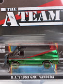 The A Team B.A's GMC Vandura 1983 Chase Dirty Version 1:64 Scale Greenlight 44865F