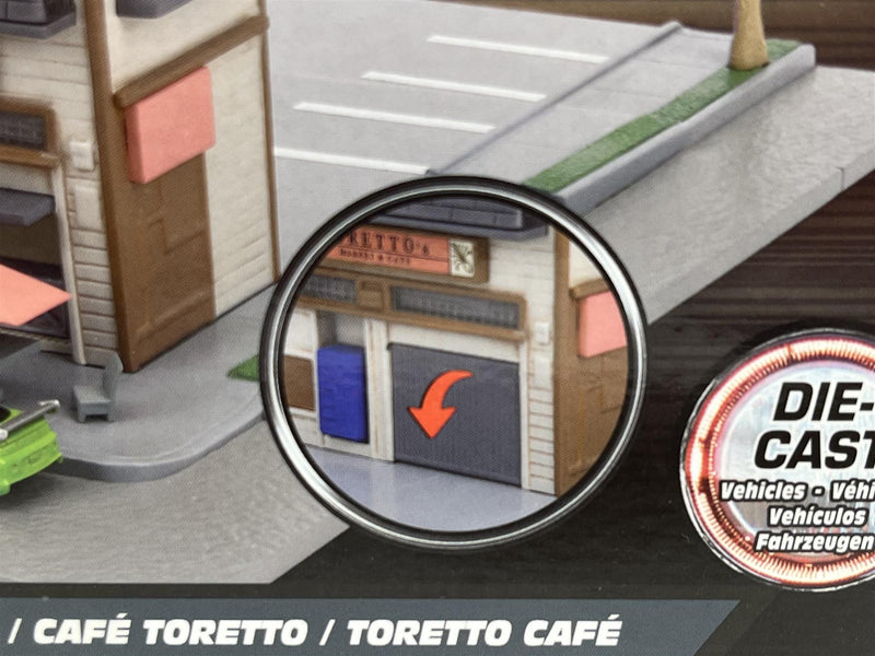 Fast and Furious Dom Toretto's Market and Cafe Diorama Nano Scene Jada 34914