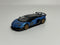 Lamborghini Aventador SVJ 63 Blu Aegir LHD 1:64 Scale Mini GT MGT00784L