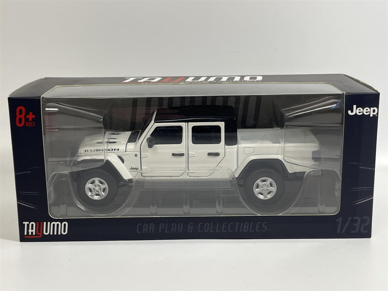 Jeep Grand Cherokee White LHD Light and Sound 1:32 Scale Tayumo 32170011