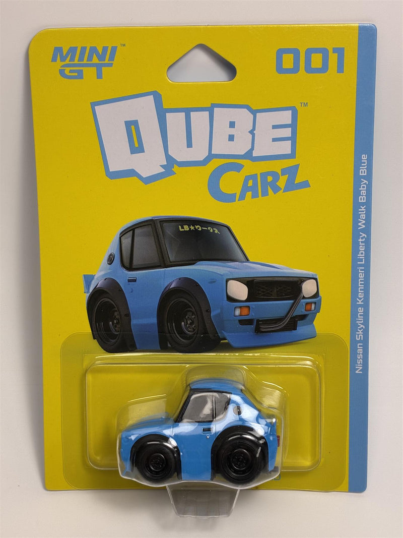 Nissan Skyline Kenmeri Liberty Walk Baby Blue Qube Carz 6cm QZ00101BL