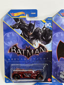 Batman 3 Car Set 1:64 Scale Hot Wheels HDG89