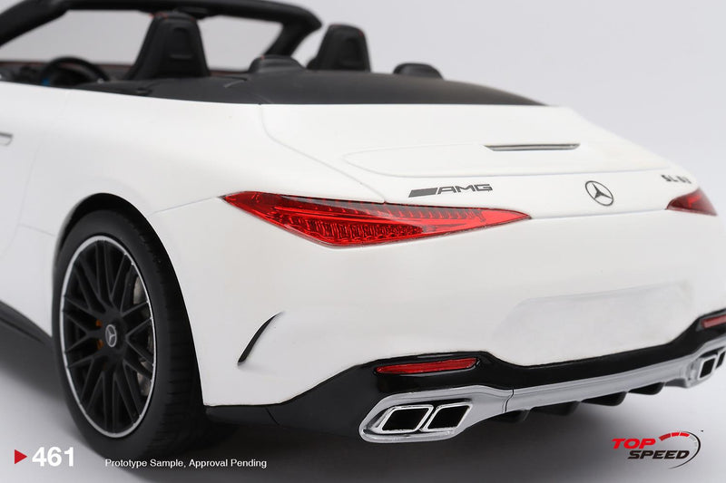 Mercedes AMG SL 63 White 1:18 Scale TSM TS0461