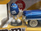 M&M's Blue Figure and 1956 Cadillac Eldorado 1:24 Scale Jada 33726 253255067