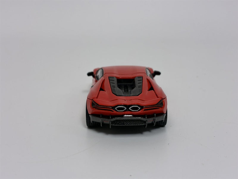 Lamborghini Revuelto Arancio Dac Lucido Red RHD 1:64 Mini GT MGT00774R