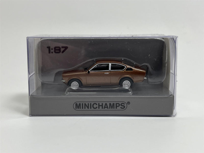 Opel Kadett Coupe 1973 Copper Metallic 1:87 Scale Minichamps 870040124