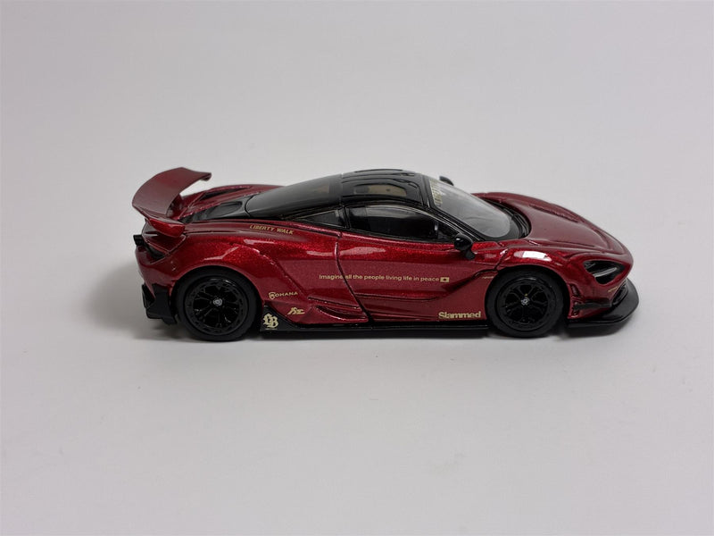 McLaren 720S LB Works Gem Red RHD 1:64 Scale Mini GT MGT00828R
