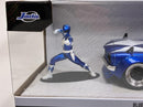 Power Rangers Blue Ranger Figure and 1974 Mazda RX-3 1:24 Scale Jada 34389