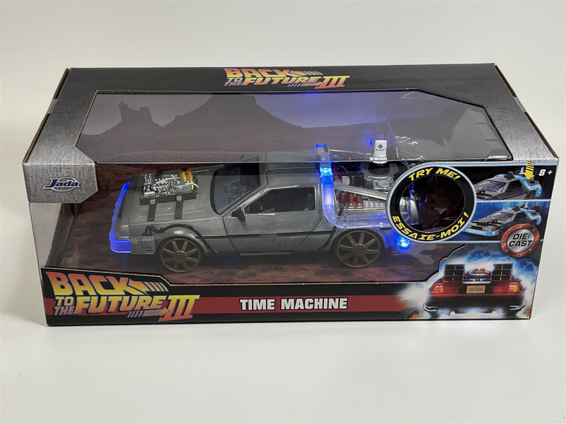 Back To The Future III Rails Delorean Time Machine 1:24 Scale Jada 253255073