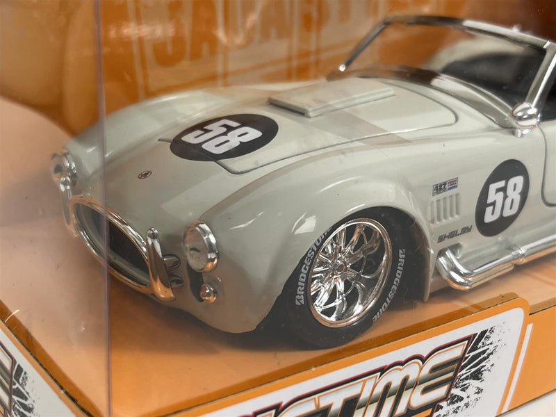 Shelby Cobra 427 S/C 1965 Cream Big Time Muscle 1:24 Scale Jada 31864