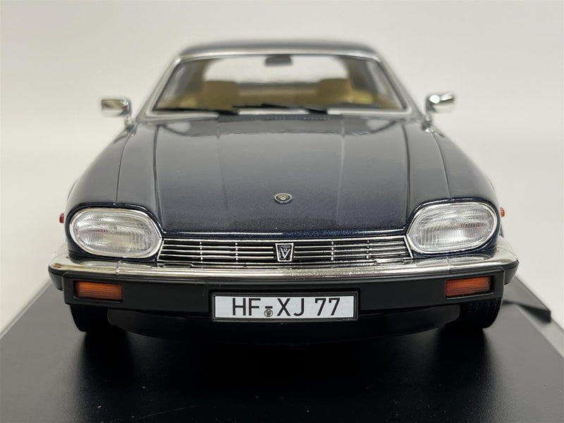 Jaguar XJ S HE Coupe 1982 Blue Metallic 1:18 Scale Norev 182622