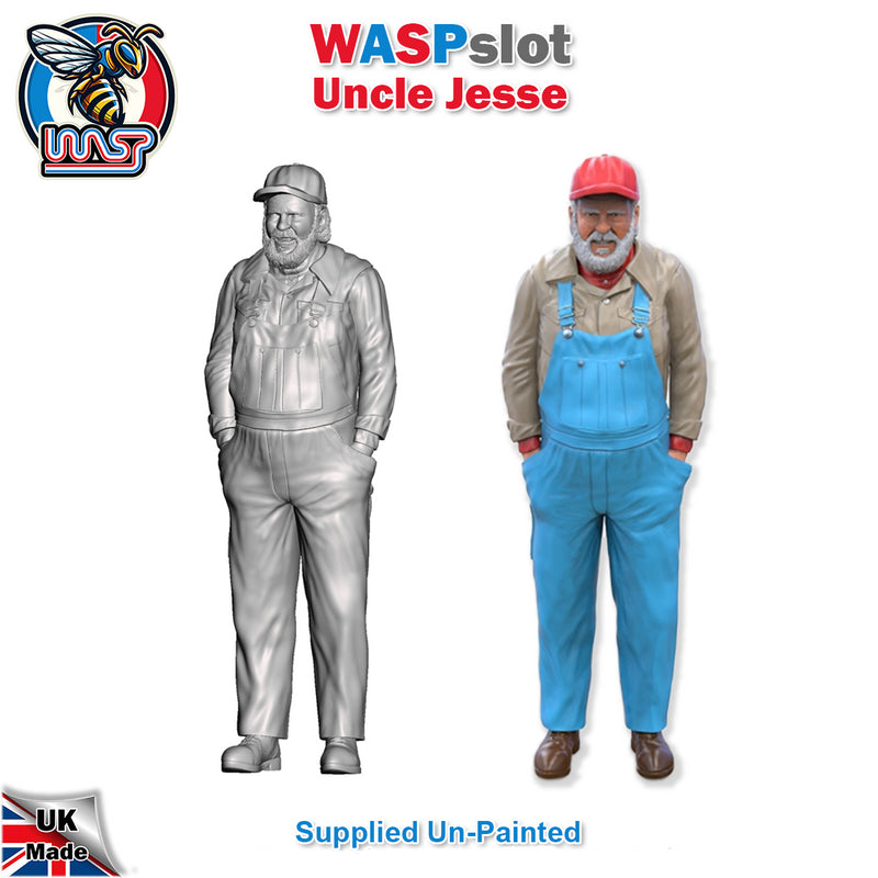 Dukes Of Hazzard Uncle Jesse Unpainted Figure 1:24 Scale Wasp