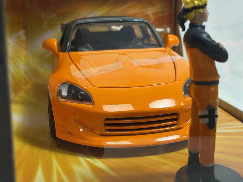 Naruto Shippuden Naruto Figure and 2001 Honda S2000 1:24 Jada 35351