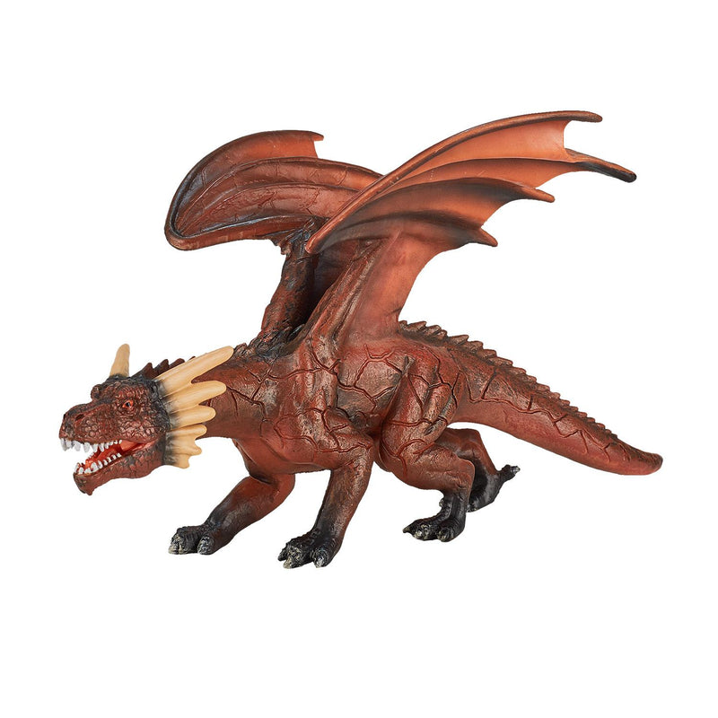 Fire Dragon Fantasy Toy Figure 22 cm Length Approx Mojo Fun 387253