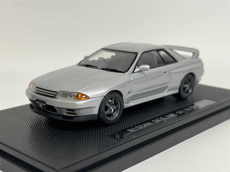 Nissan Skyline GT R R32 Silver 1:43 Ebbro 761