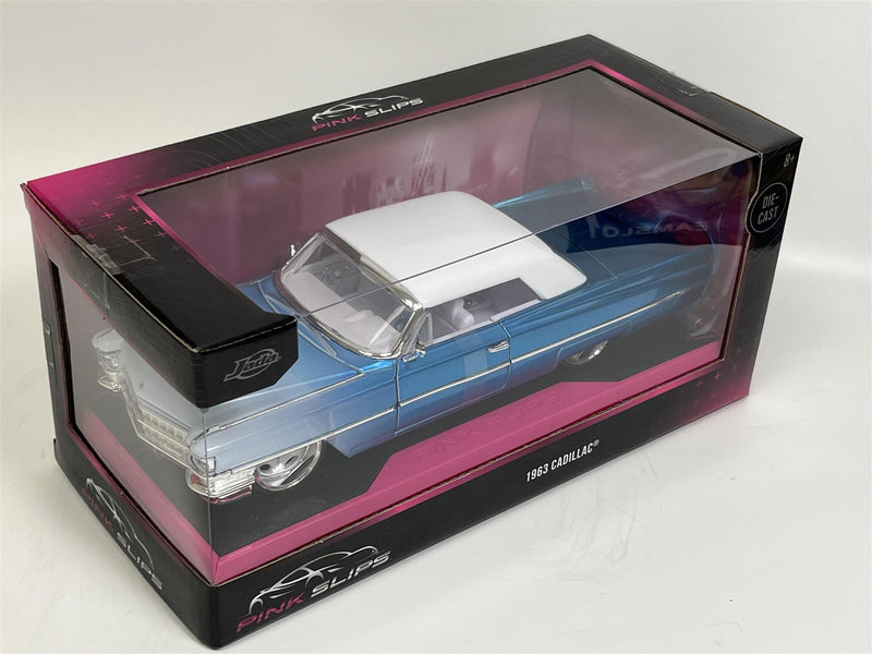 Cadillac 1963 Pink Slips 1:24 Scale Jada 253293009