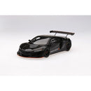 a black toy car with a wing