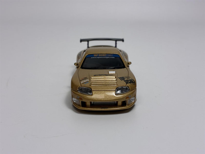 Toyota Supra A80 Top Secret GT-300 Top Secret Gold RHD 1:64 Mini GT MGT00961R