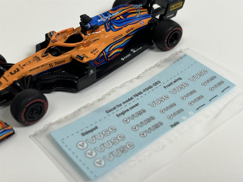 Daniel Ricciardo McLaren Abu Dhabi GP 2021 1:64 Tarmac Works IXO T64GF040DR3
