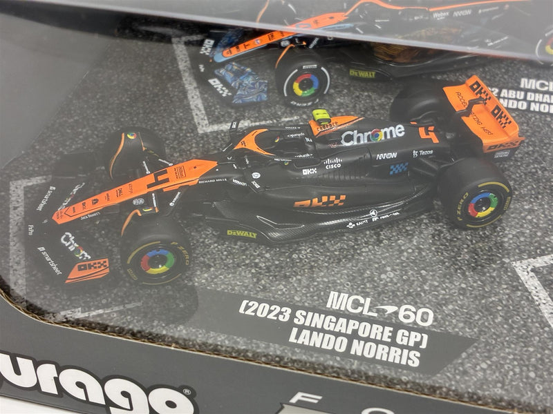 McLaren F1 4 Car Set Lando Norris