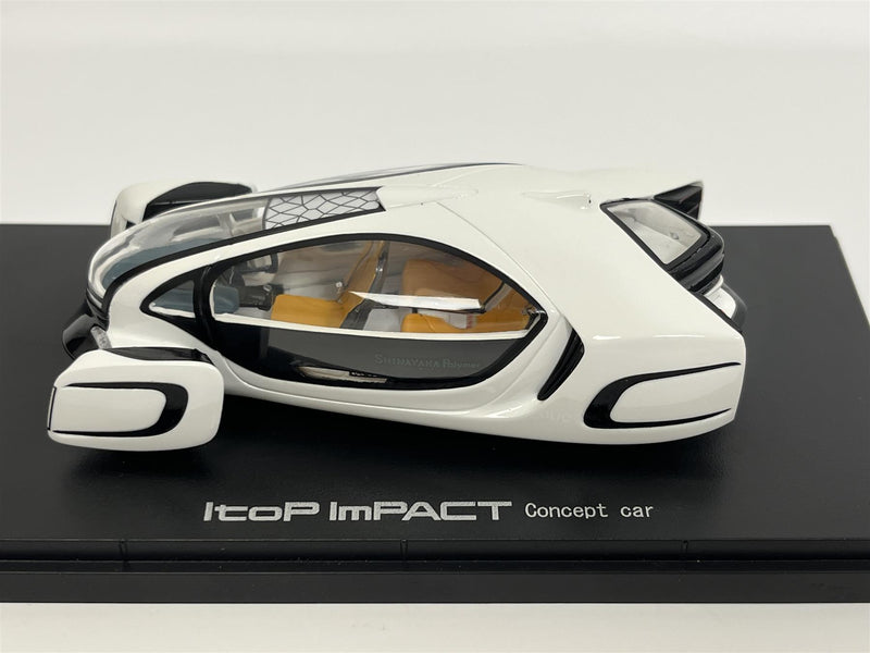 Itop Impact Concept Car White Black 1:43 Scale Ebbro 45702