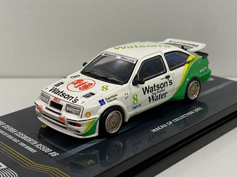 Ford Sierra RS500 Cosworth Watsons T Harvey Macau Guia 1:64 Inno 64 IN64RS500MGP21WS
