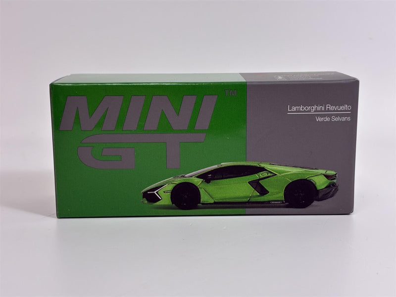 Lamborghini Revuelto Verde Selvans LHD 1:64 Mini GT MGT00789L