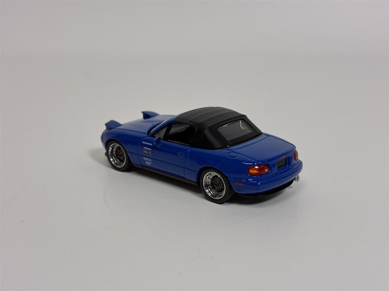 Mazda Miata MX-5 NA Tuned Version Dark Blue RHD 1:64 Mini GT MGT01069R