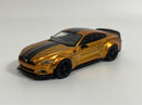 LB Works Ford Mustang LB Gold LHD 1:64 Scale Mini GT MGT00847L