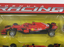 Ferrari Formula 1 Set of 7 Cars with Display Stand 1:43 Scale Bburago 36864