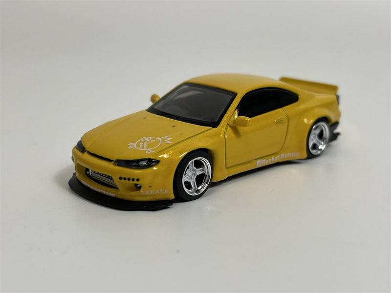 Nissan Silvia Rocket Bunny RHD Bronze Yellow RHD 1:64 Scale Mini GT MGT00643R