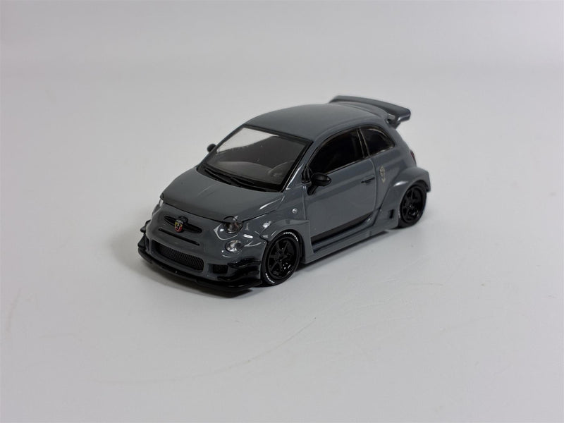 LB-Works Abas Works Abarth 595 Grey LHD 1:64 Mini GT MGT00995L