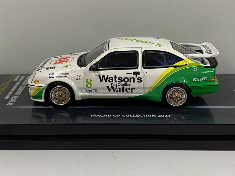 Ford Sierra RS500 Cosworth Watsons T Harvey Macau Guia 1:64 Inno 64 IN64RS500MGP21WS