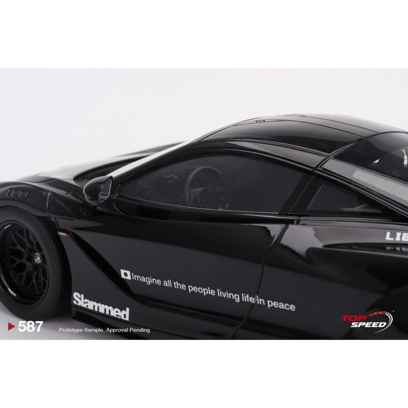 McLaren 720S LB Works Black Tas 2024 1:18 Scale Topspeed TS0587