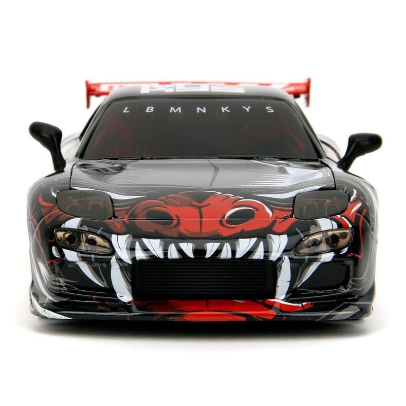 1992 Mazda RX-7 with Saru Figure 1:24 Scale Lab Monkeys Jada 35668