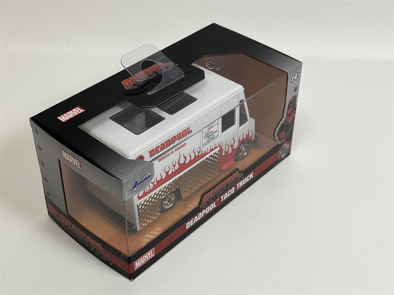 Deadpool Taco Truck White Red 1:32 Scale Jada 99800