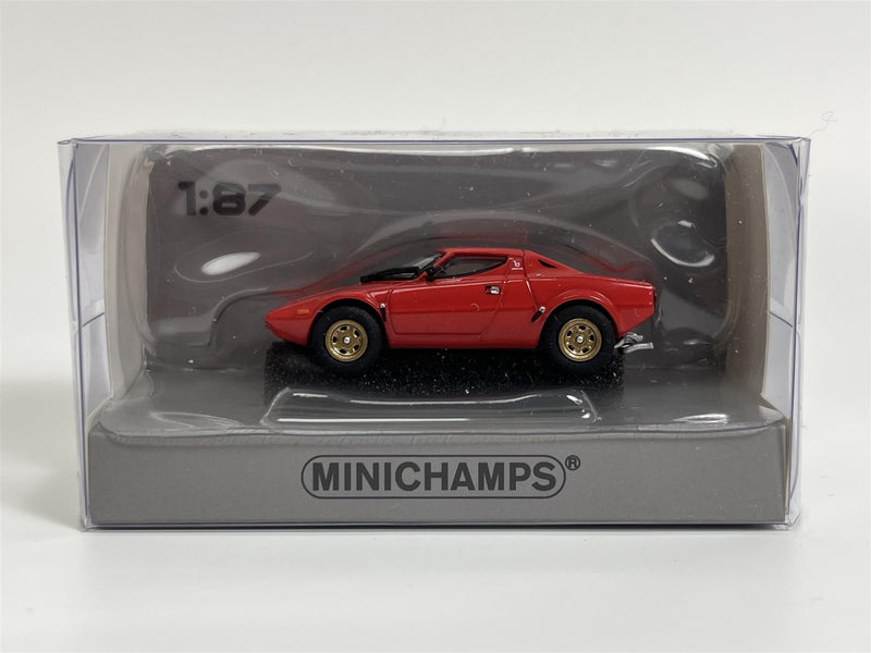 Lancia Stratos 1974 Red 1:87 Scale Minichamps 870125022