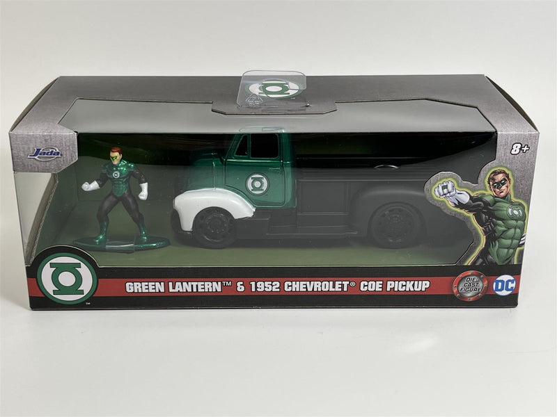 Green Lantern and 1952 Chevrolet Coe Pickup 1:32 Scale Jada 253253015 33093