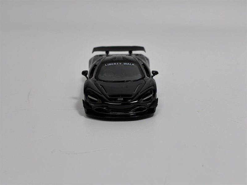McLaren 720S LB Works Black RHD 1:64 Scale Mini GT MGT00777R