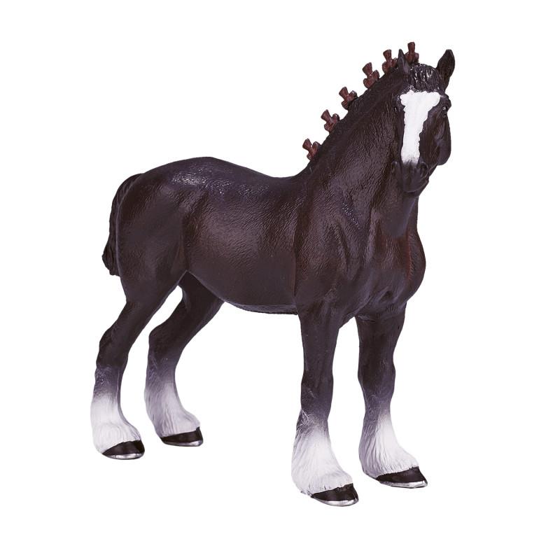 Shire Horse Farm Animal Toy Figure 16 cm Approx Length Mojo Fun 387290