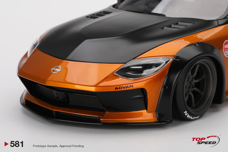 Nissan Z LB Nation Works LB Gold 1:18 Scale TSM TS0581