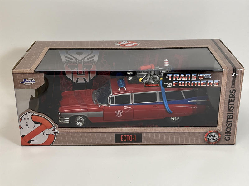 Ghostbusters Ecto 1 Transformers 1:24 Scale Jada 35466