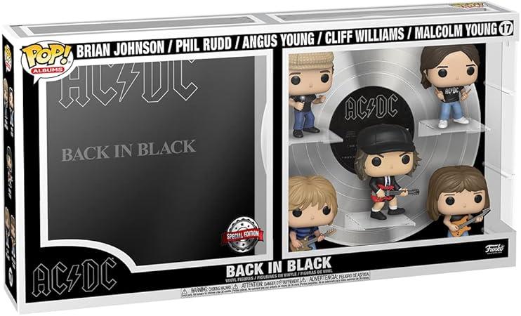 AC/DC Back In Black 5 Vinyl Figure Set Funko Pop Albums 17 60989