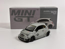 LB Works x Abas Works Abarth 595 Fighters LHD 1:64 Scale Mini GT MGT01064L