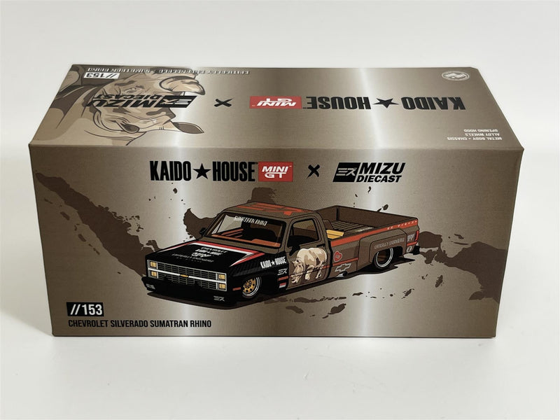 Chevrolet Silverado Sumatran Rhino Kaido House Mizu Diecast 1:64 KHMG153