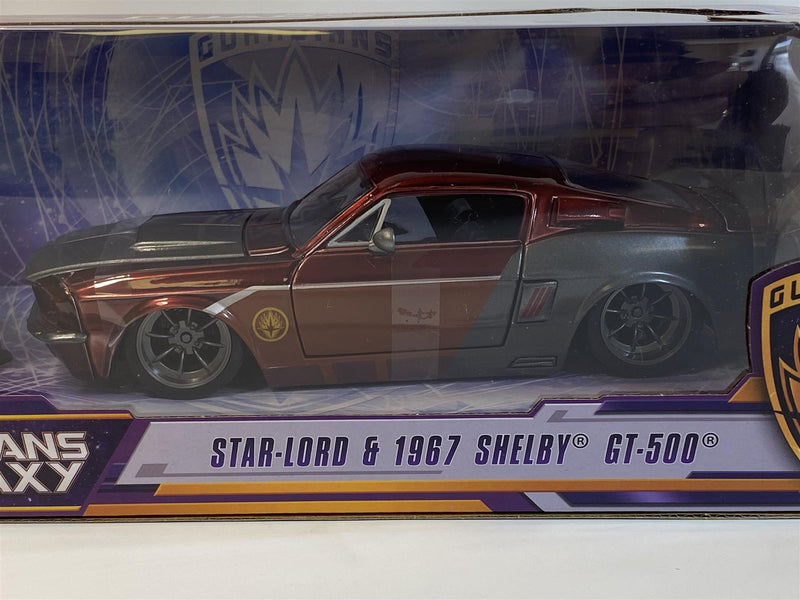 Star Lord Guardians of the Galaxy and 1967 Shelby GT500 1:24 Jada 5019