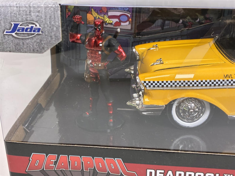 Deadpool 1957 Chevrolet Bel Air and Dealpool Figure 1:24 Jada 30290