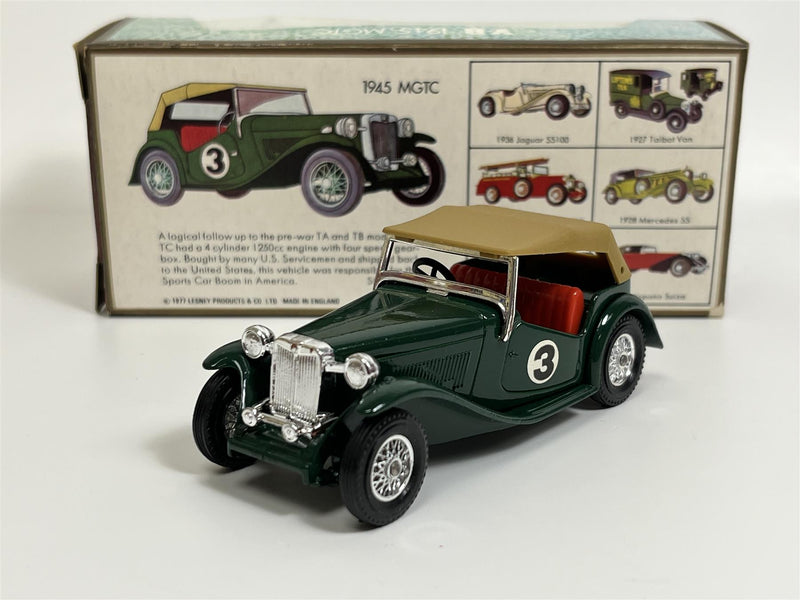 MGTC 1945 Green Models Of Yesteryear Matchbox Y8D S4