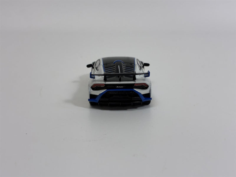 Lamborghini Huracan STO Bianco Asopo RHD 1:64 Scale Mini GT MGT00788R