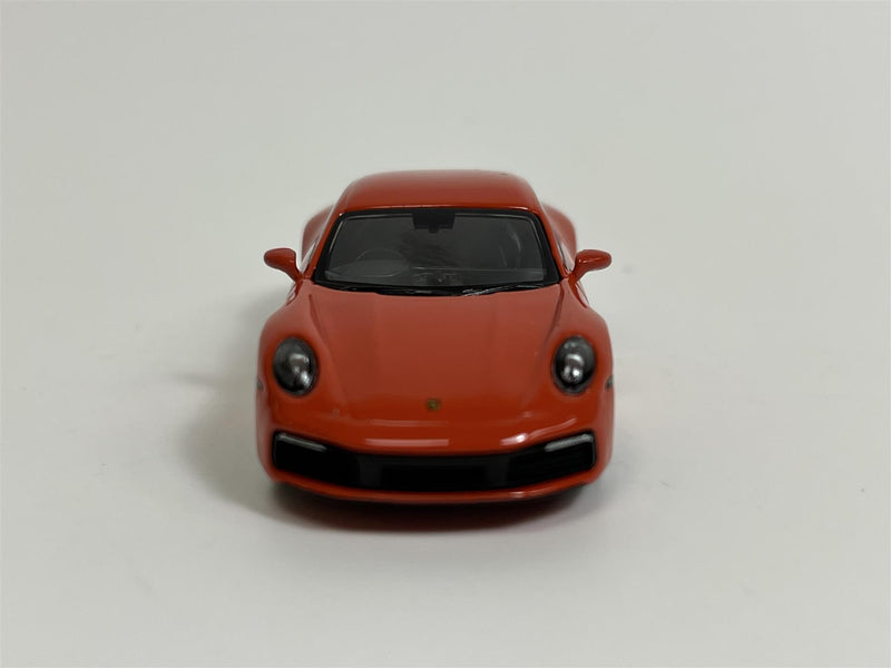 Porsche 911 Carrera 4S Lava Orange RHD 1:64 Scale Mini GT MGT00371R